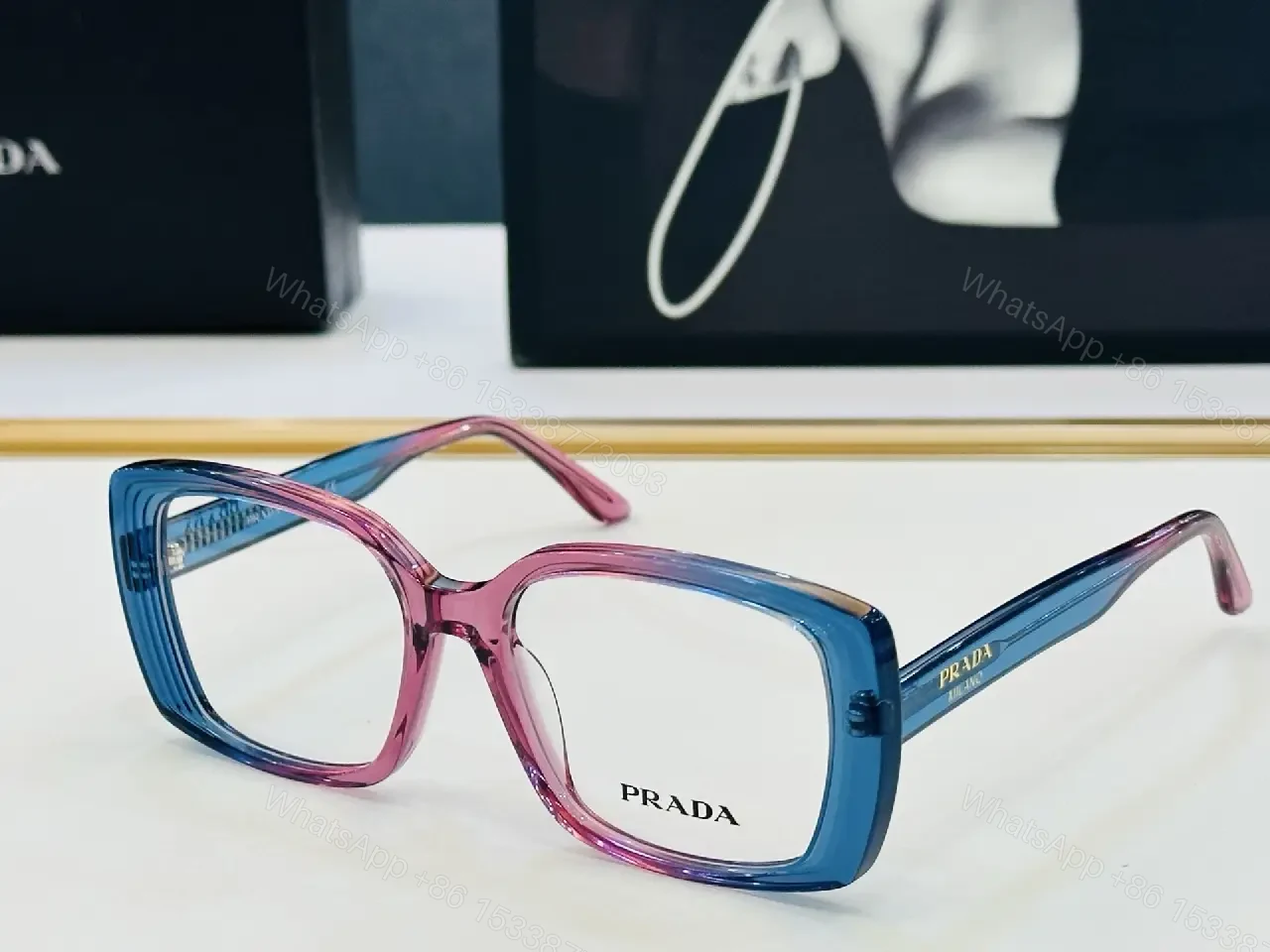 View 6 of Bold Black Acetate Square Sunglasses: Structured Luxury Eyewear