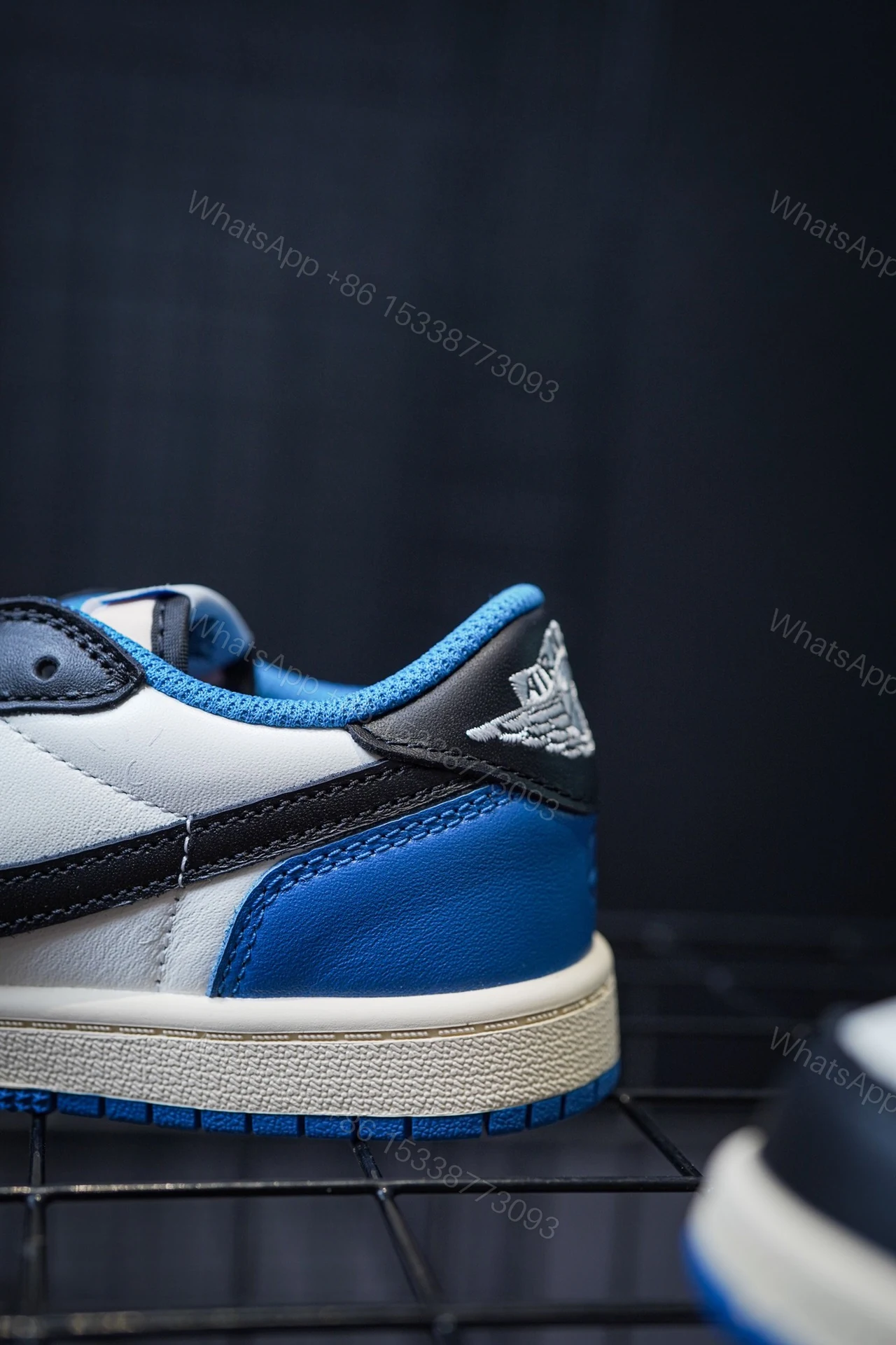 View 4 of Kid Shoes TS x Air Jordan 1 Low Fragment