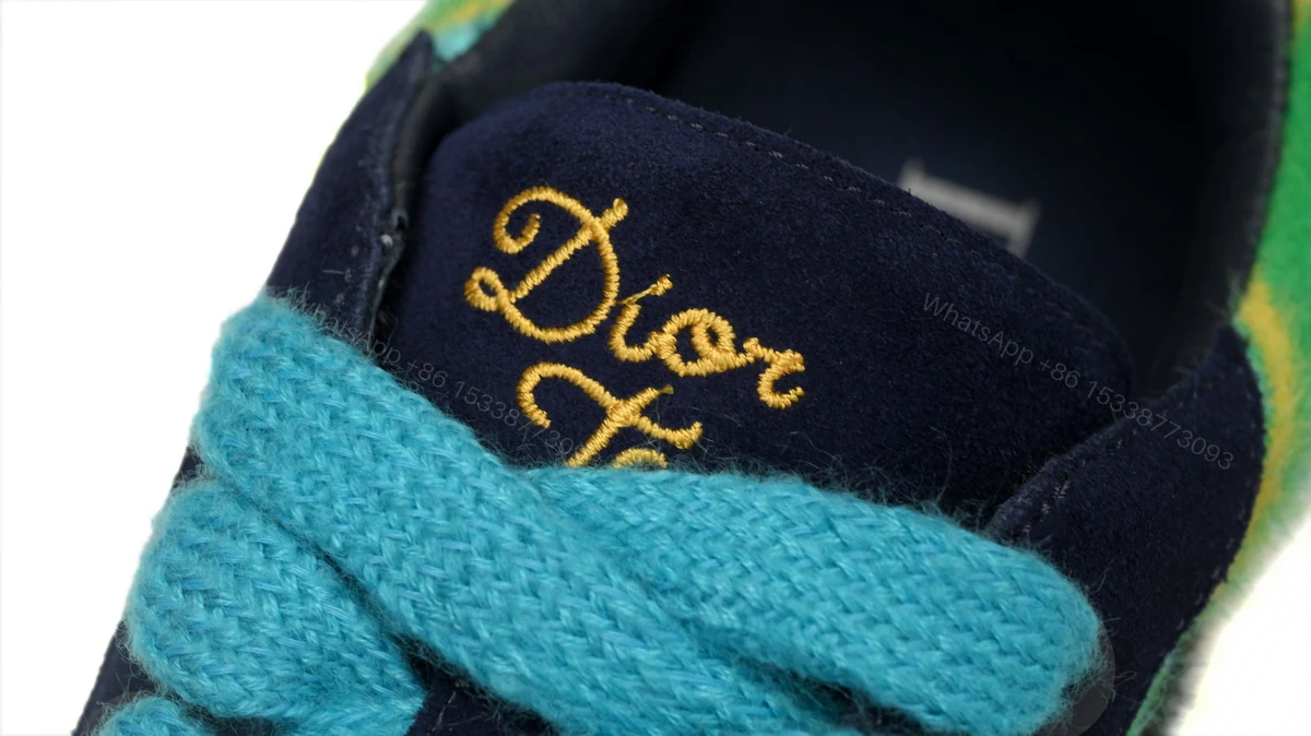 View 7 of Dior B33 Sneakers Release Navy Dlue Stripes 3SN272 ZIR1 6536