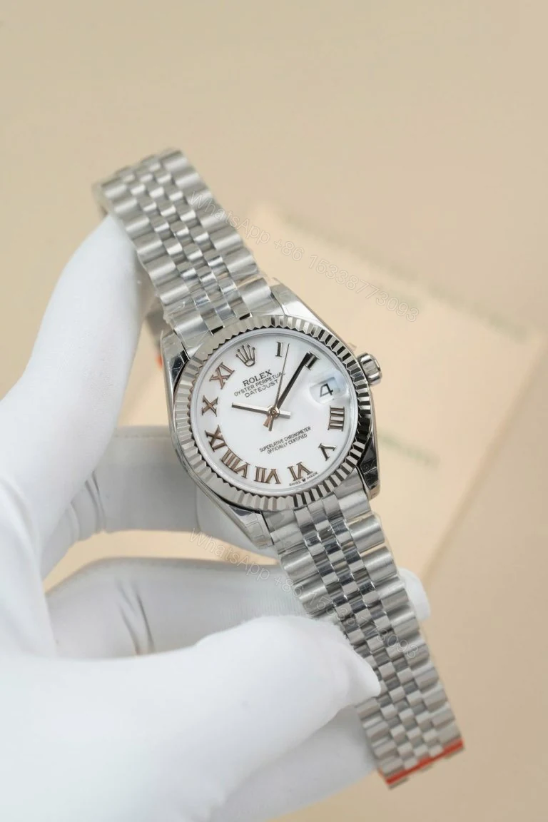 View 5 of Datejust Lady 31mm Super Clone White Dial Roman Numerals