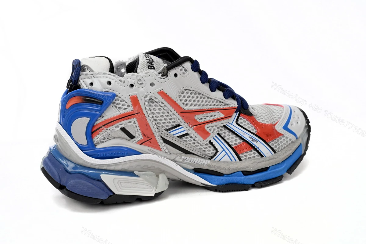View 6 of Balenciaga Runner White Blue Orange 677402 W3RB6 1264