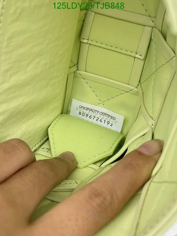 View 71 of Bottega Veneta Premium Nappa Leather Intrecciato Weave Bag with Magnetic Fastening BV9101