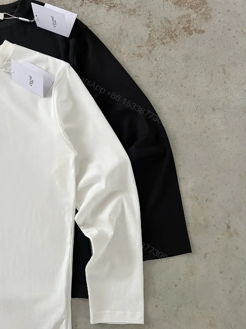 View 3 of Minimalist Luxe Long-Sleeve Tee – Quiet Designer-Inspired Comfort
