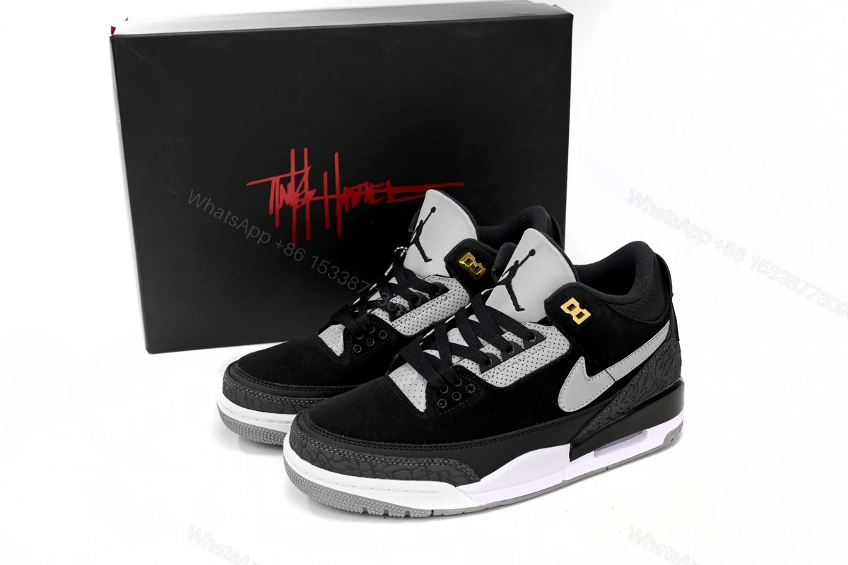 Air Jordan 3 Tinker “Black Cement”15 CK4348-007 — view 2