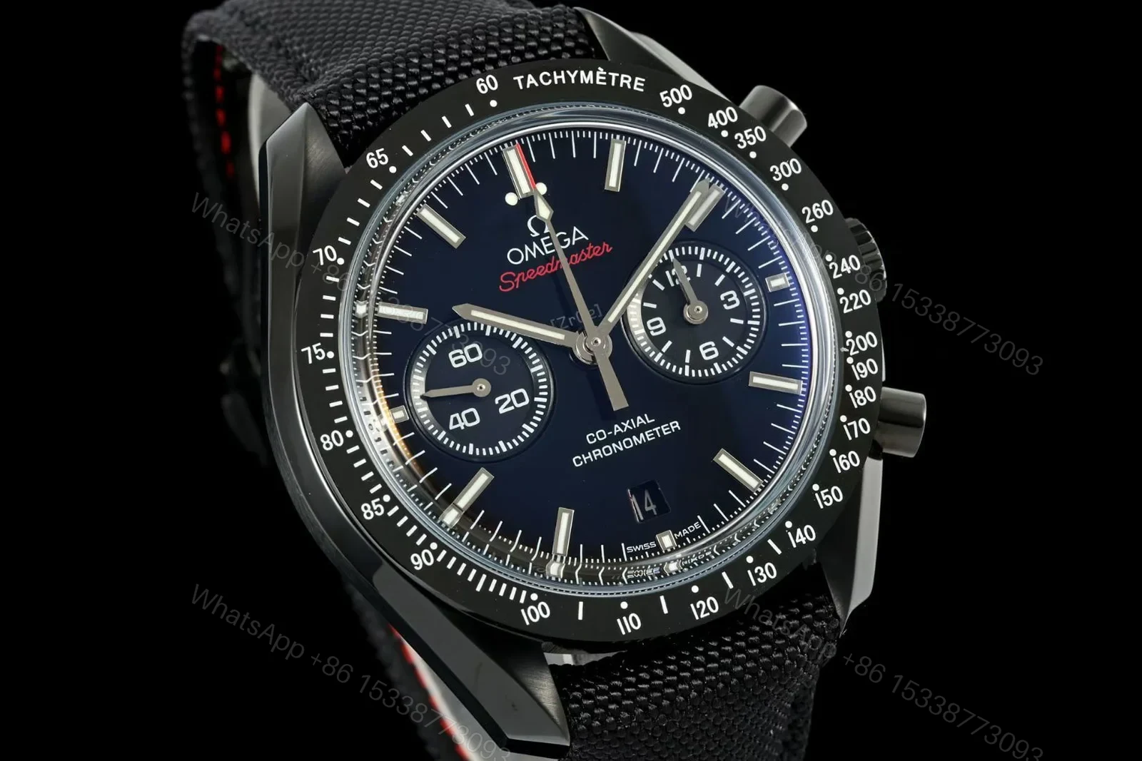 View 4 of Omega Speedmaster Moonwatch Co-Axial Dark Side of the Moon Folding Clasp 311.92.44.51.01.007