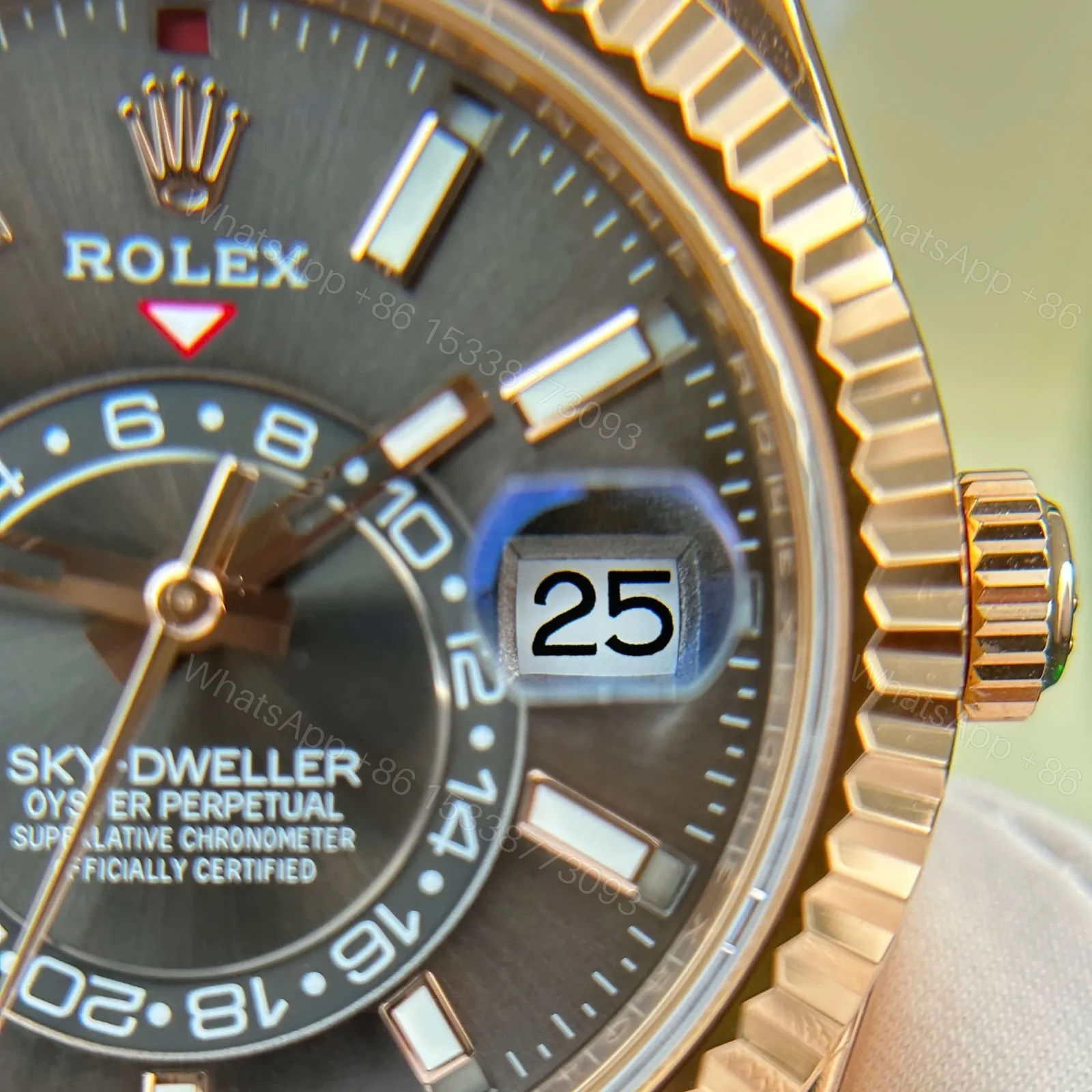 View 7 of Replica Rolex Sky-Dweller Black Dial 326235