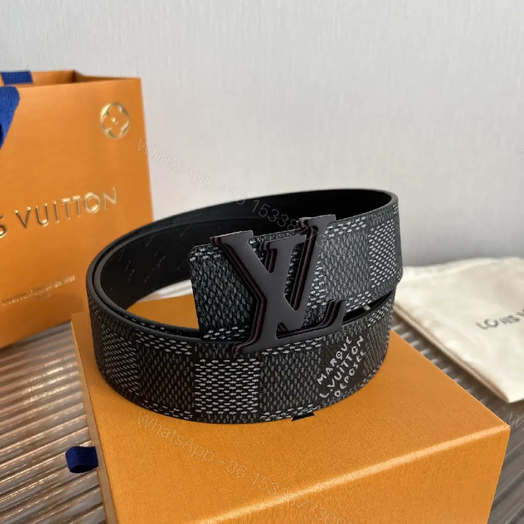 View 7 of Gray Woven Belt with Gunmetal Buckle – Modern Luxury Belt