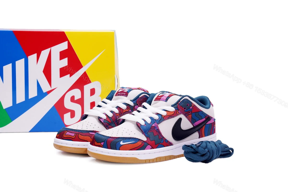 Parra x Nike SB Dunk Low Pro QS Abstract Art DH7695-600 — view 2