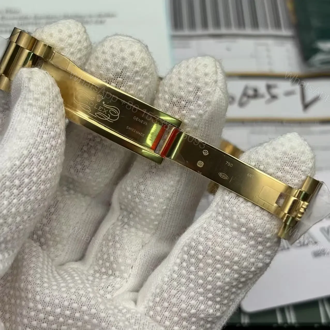 View 3 of Rolex Day Date President Gold Replica – Black Dial