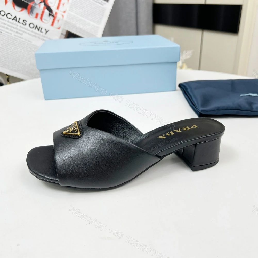 View 3 of PRADA PADDED NAPPA LEATHER SANDALS BLACK 1XX711 2DL8 F0002 F A035