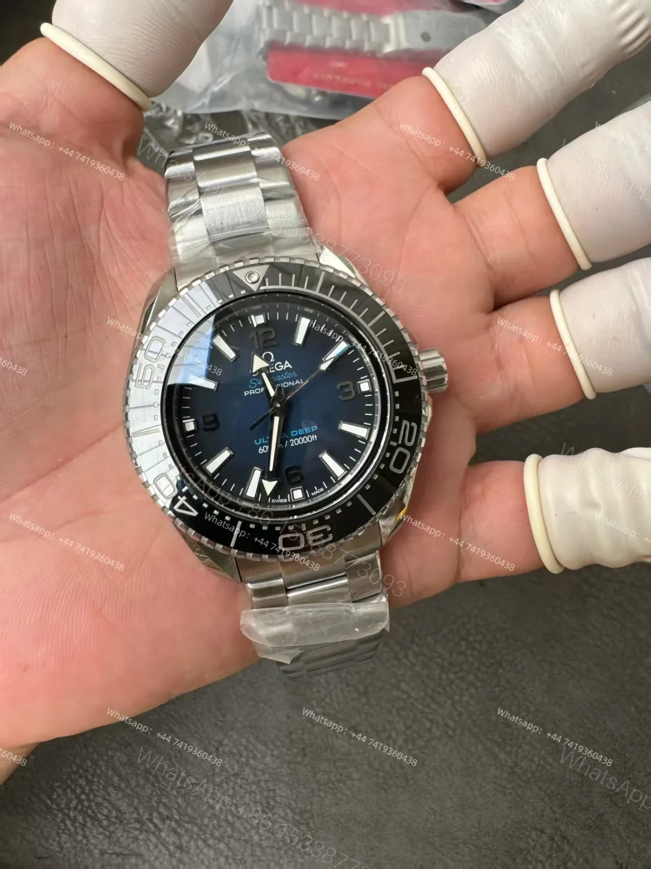 View 4 of Omega Super Clone Seamaster Ocean Planet 6000M 45.5 MM 215.30.46.21.03.001
