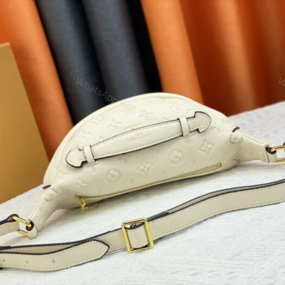 View 4 of Louis Vuitton Monogram Empreinte Bumbag Creme 37Cm M44836