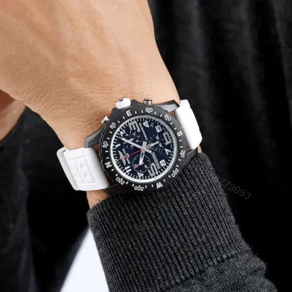 View 5 of Replica Breitling Endurance Pro Men Quartz Black Rubber Watch X82310A71B1S1