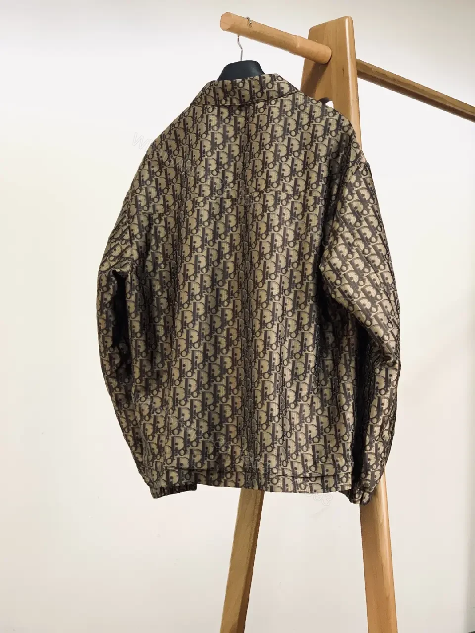 View 10 of Patterned Monogram Utility Jacket - Modern Comfort, Signature Presence