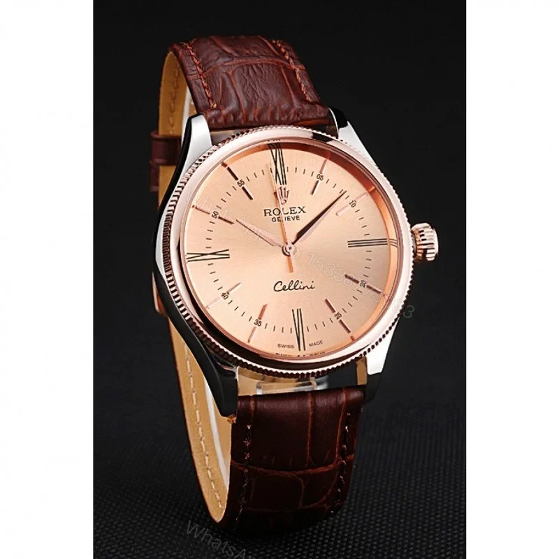 View 3 of Replica Rolex Cellini Orange Dial 622840