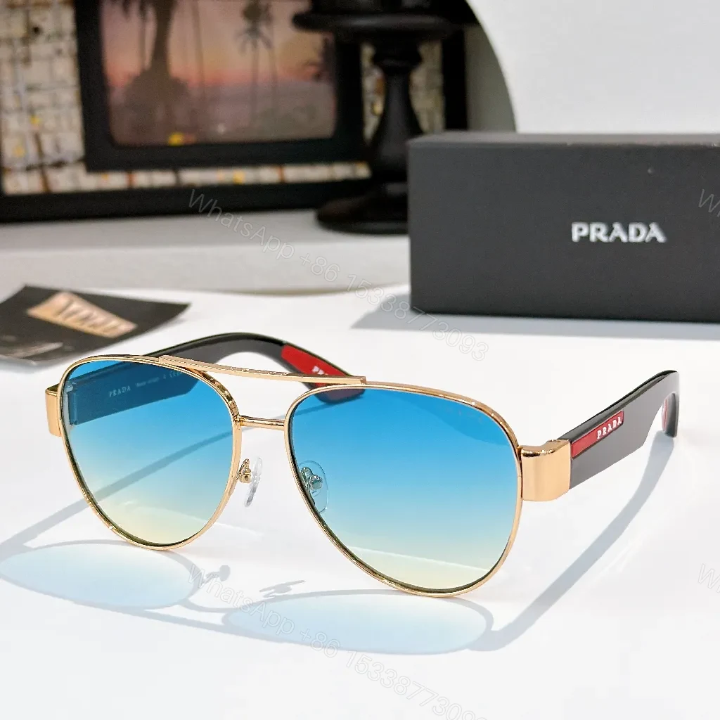 View 2 of Bold Classic Aviator Sunglasses - Green Polarized Lenses