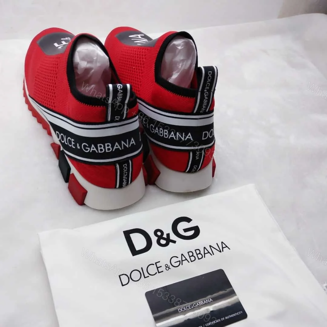 View 5 of DOLCE & GABBANA STRETCH MESH SORRENTO SNEAKERS WITH LOGO – DG049
