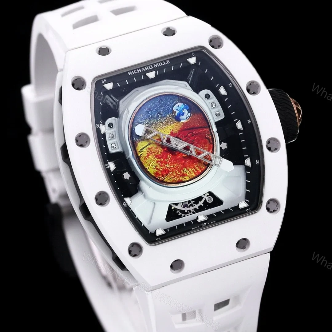 View 3 of Richard Mille RM52-05 Pharrell Williams Mars Mission Watch Automatic Skeleton Aerospace Design Premium Edition RM-RM52-05-PW-MARS-SKL