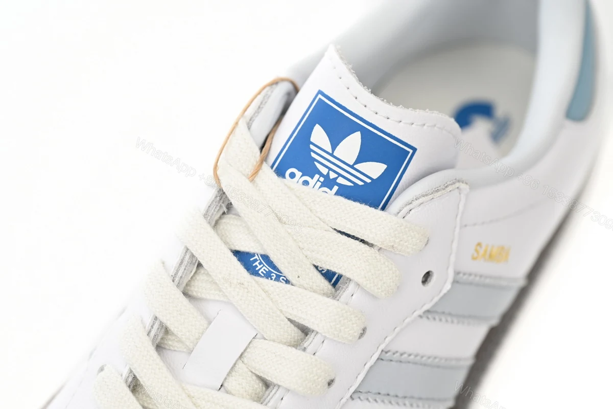 View 7 of adidas Samba OG White Halo Blue ID2055