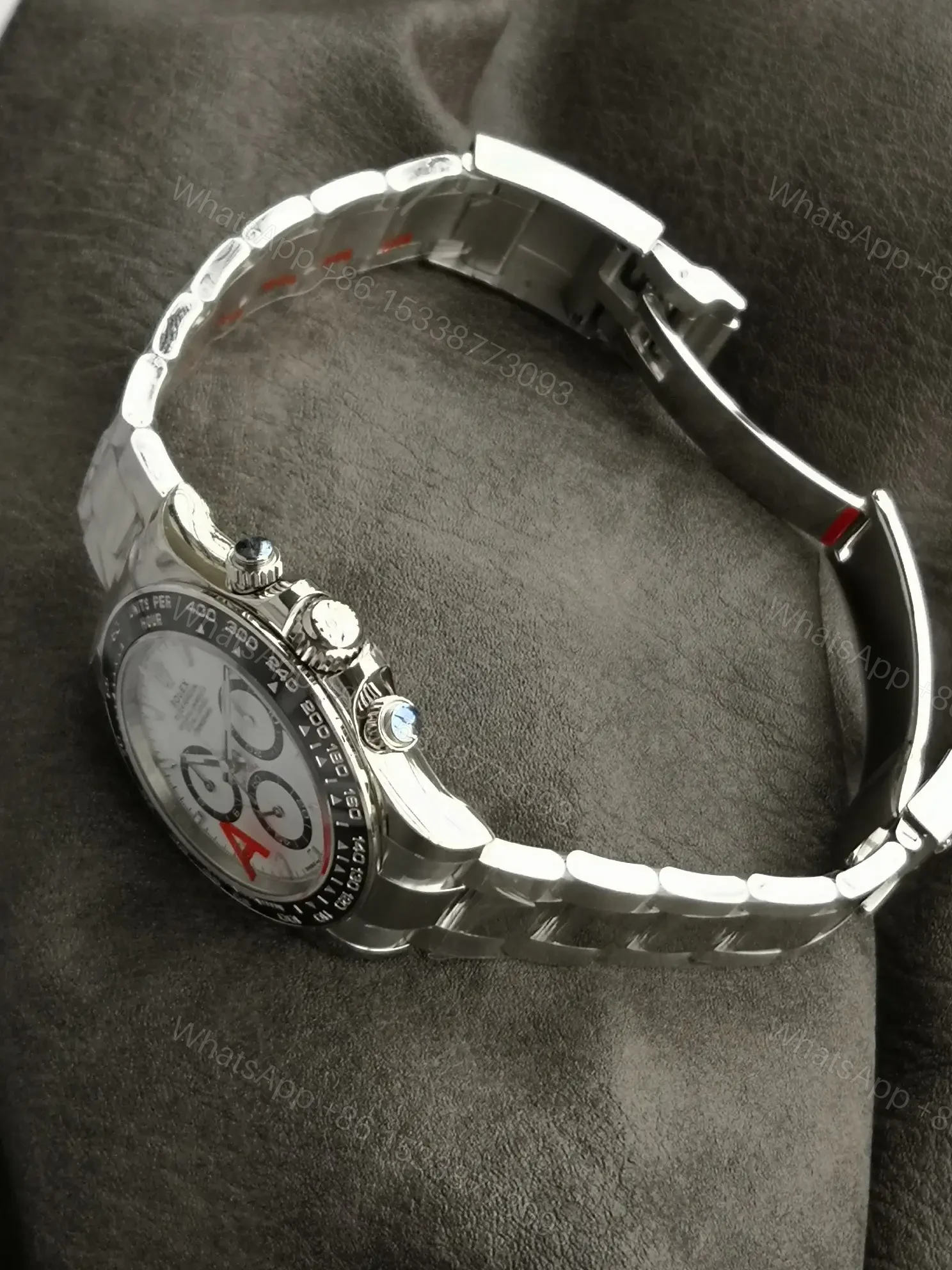 View 7 of Rolex Daytona VSF V1 White Dial Replica 40mm 126500LN-0001