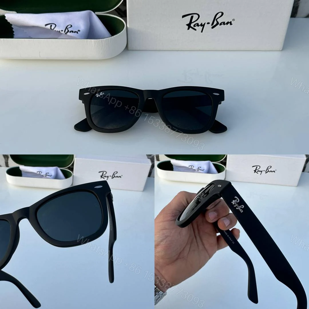View 2 of First Copy Ray Ban 2140 Matte Black Luxury Designer Sunglasses