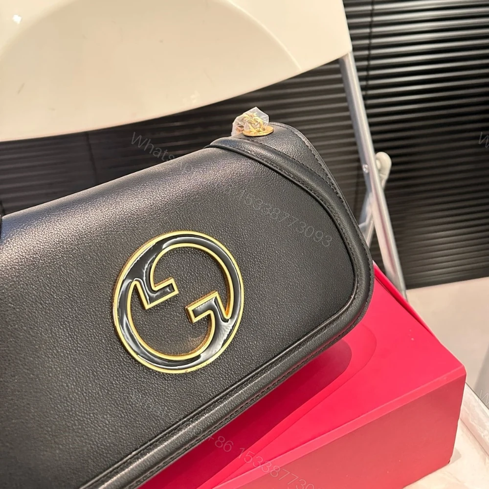 View 3 of Gucci Blondie Small Shoulder Bag Black 26Cm 815715 AAEEX 1000