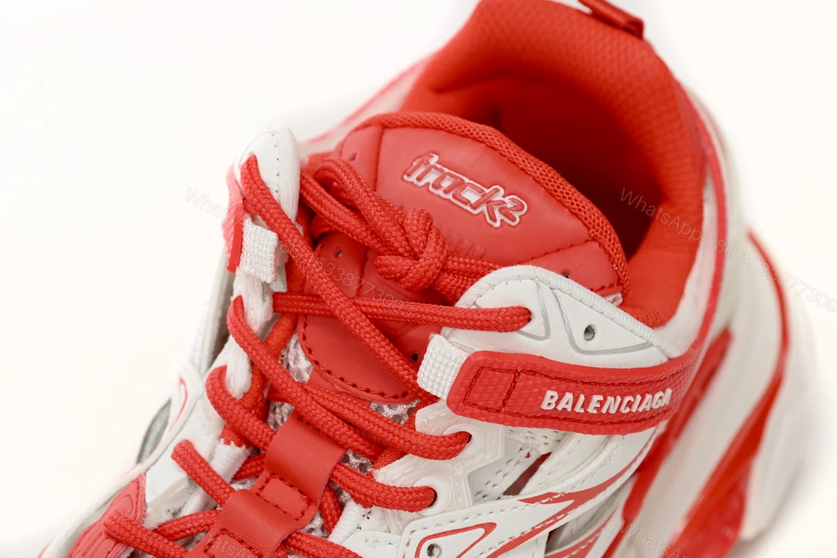 View 7 of Balenciaga Track 2 Sneaker Military Black White Red 568615 W2GN3 1293