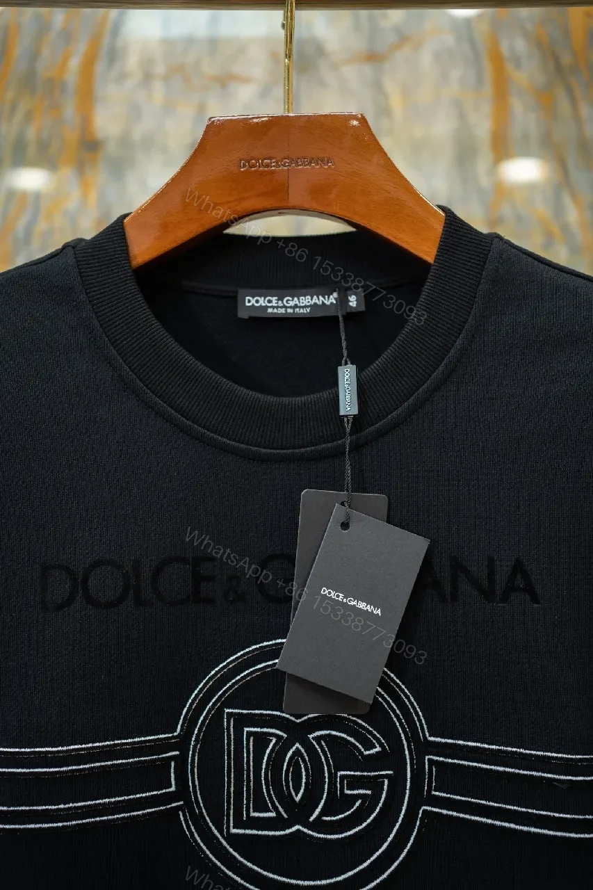 View 6 of Black Embroidered Logo Sweatshirt – Luxe Streetwear Essential