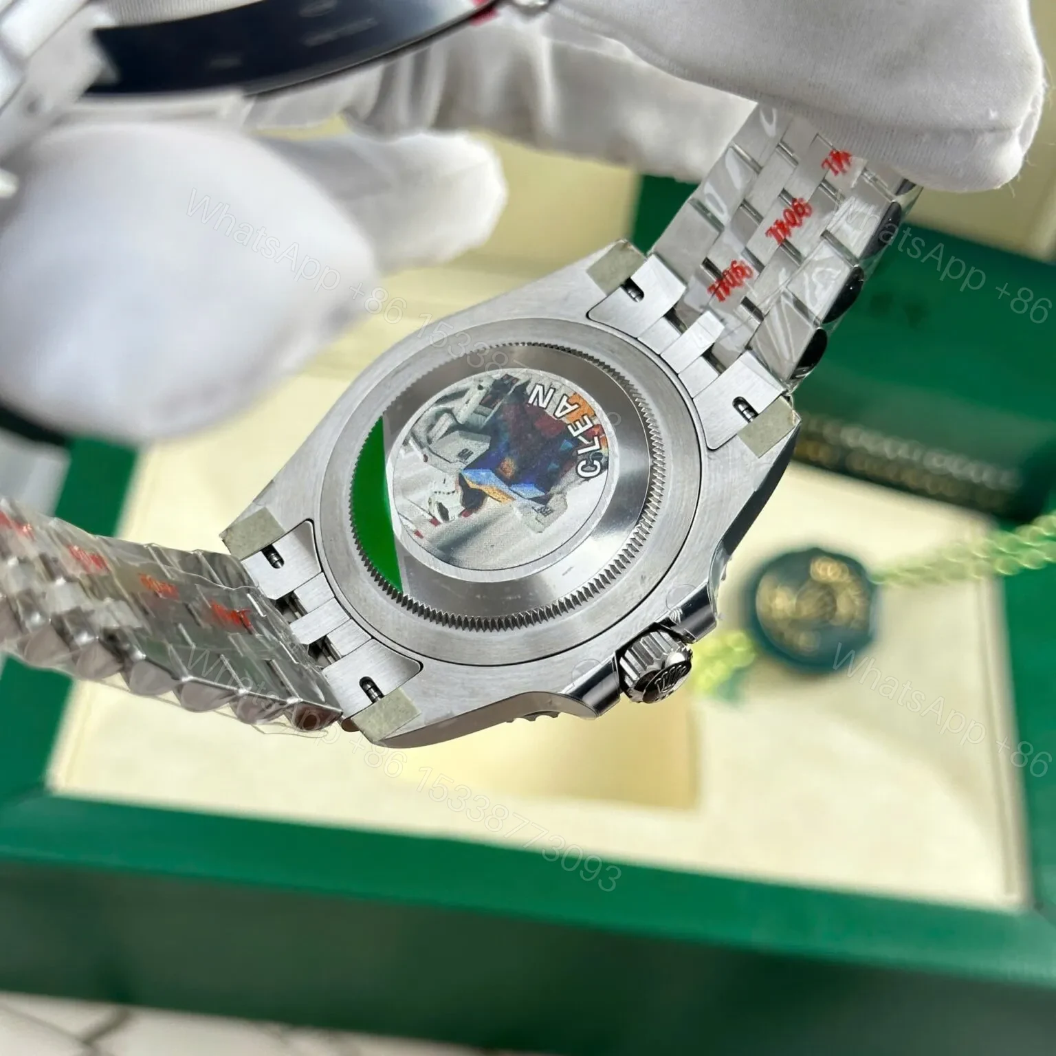 View 11 of Superclone Rolex GMT-Master II Black Dial 126710BLNR “Batgirl”