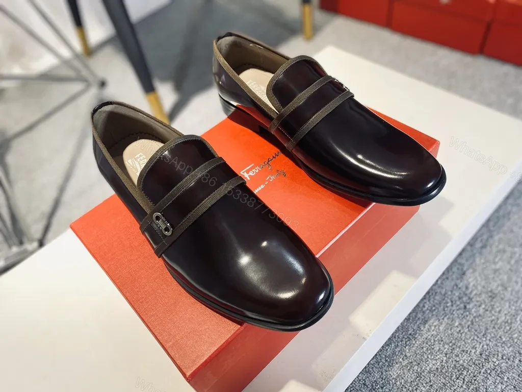 View 4 of Polished Patent Leather Loafers â€” Signature Hardware, All-Day Comfort