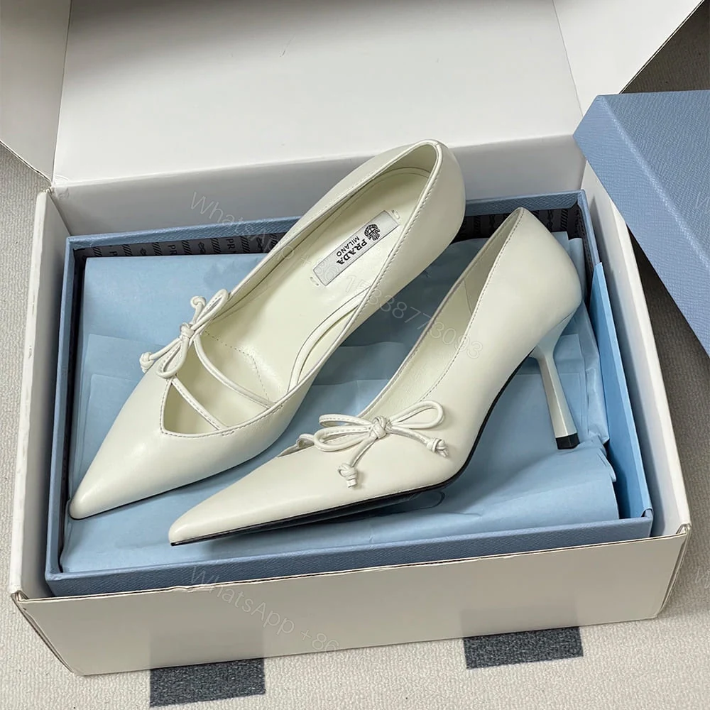 View 4 of Prada leather pumps