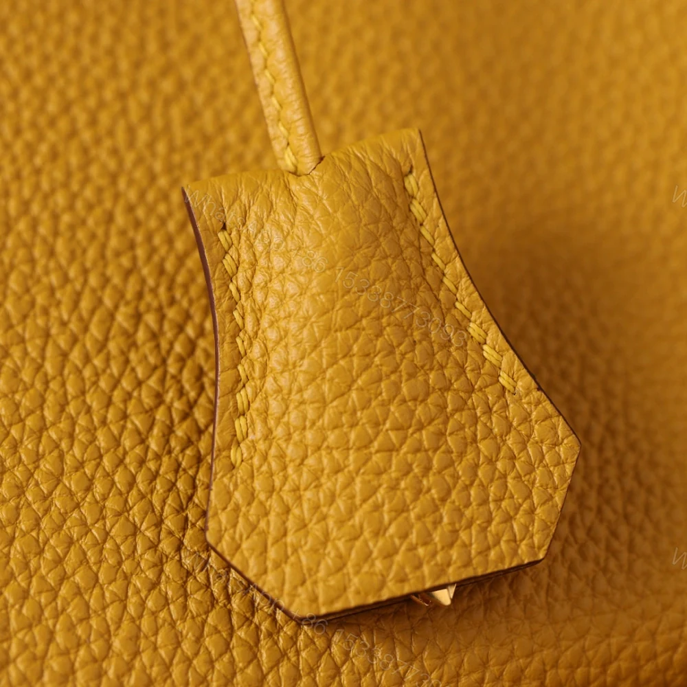 View 8 of 高仿Hermes*Birkin25Togo牛皮琥珀黃金扣/純手工