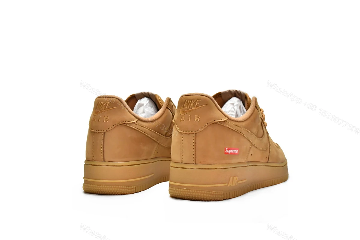 View 3 of Supreme x Nike Air Force 1 Low Flax DN1555-200