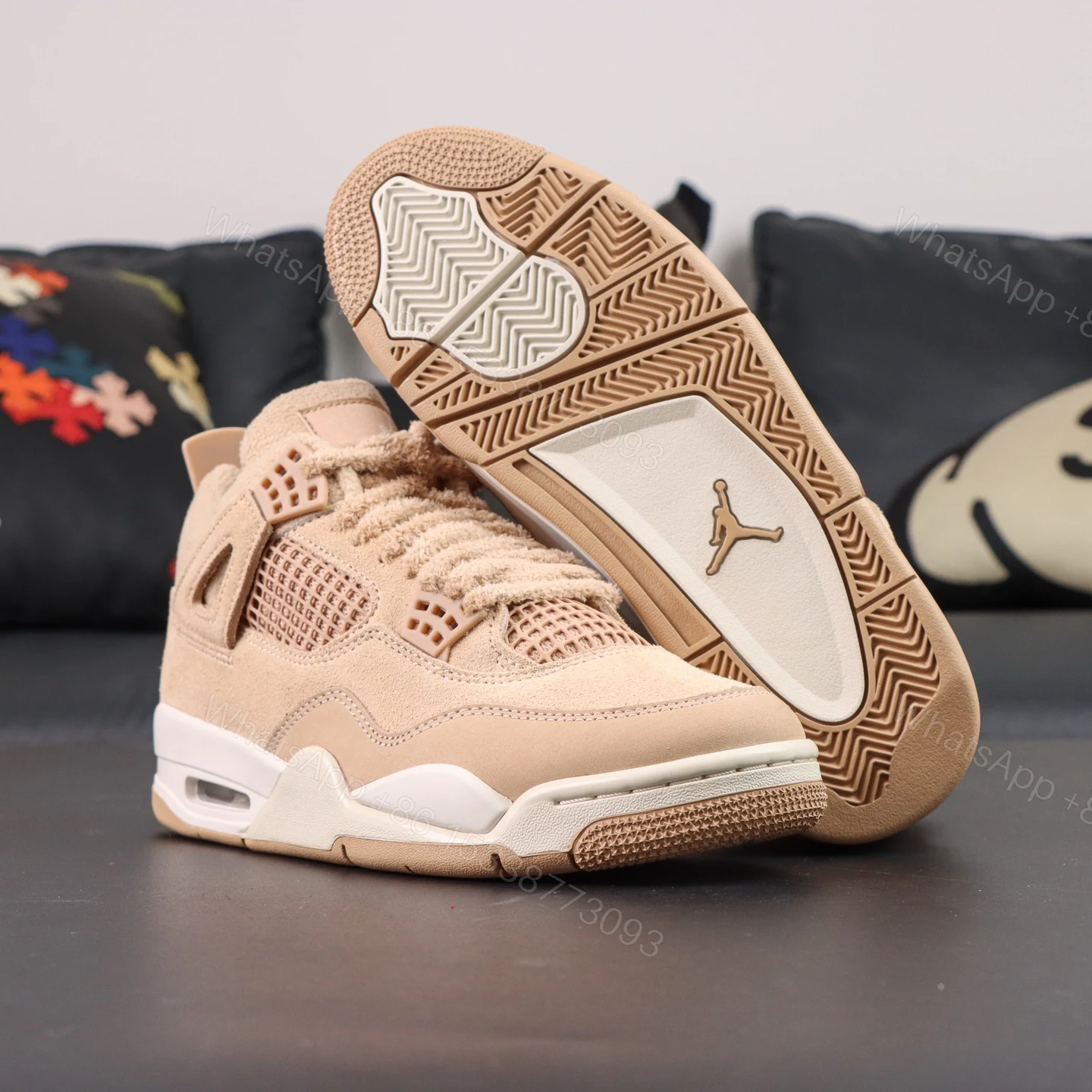 View 3 of Air Jordan 4 Retro Cozy Girl Reps