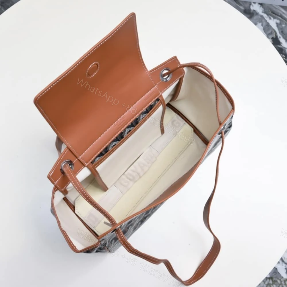 View 6 of GOYARD ROUETTE SOUPLE BAG BLACK AND TAN 31CM ROUETTPMLTY01CL03P