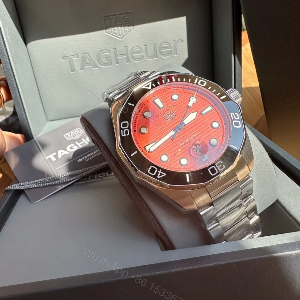 View 6 of TAG Heuer Aquaracer Professional 300 43 Orange Diver WBP201F.BA0632
