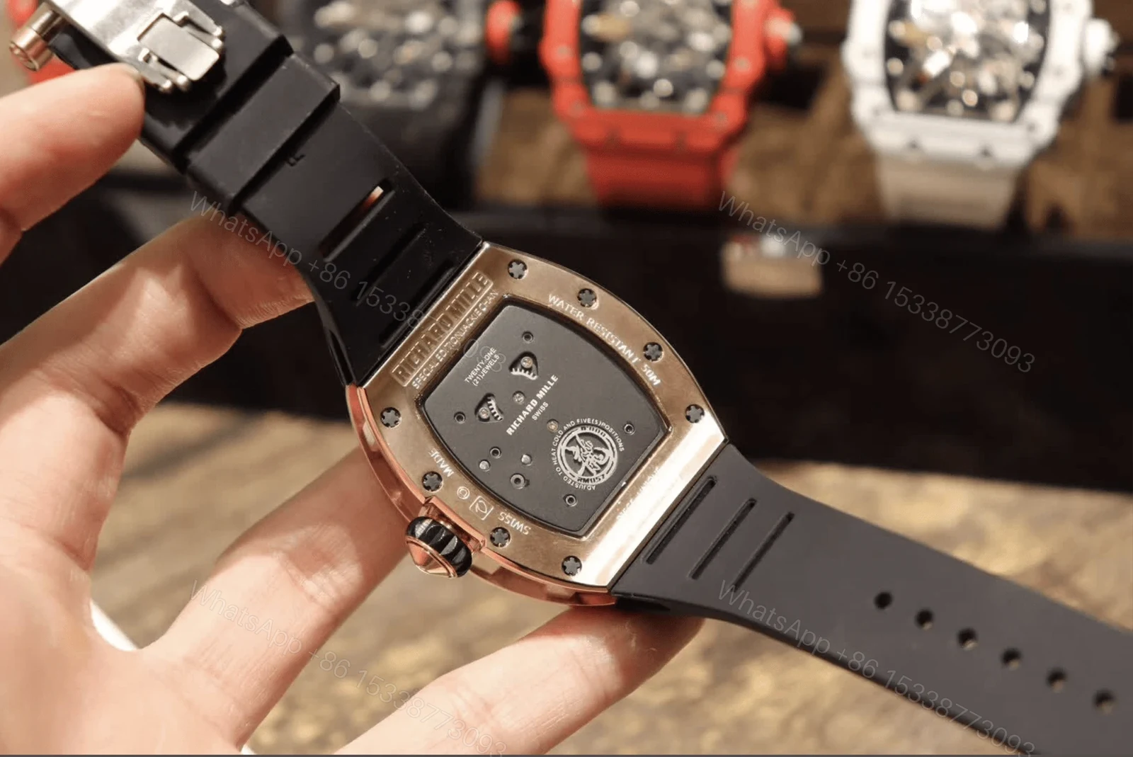 View 9 of Richard Mille Swiss Clone – RM-57 Dragon Watch