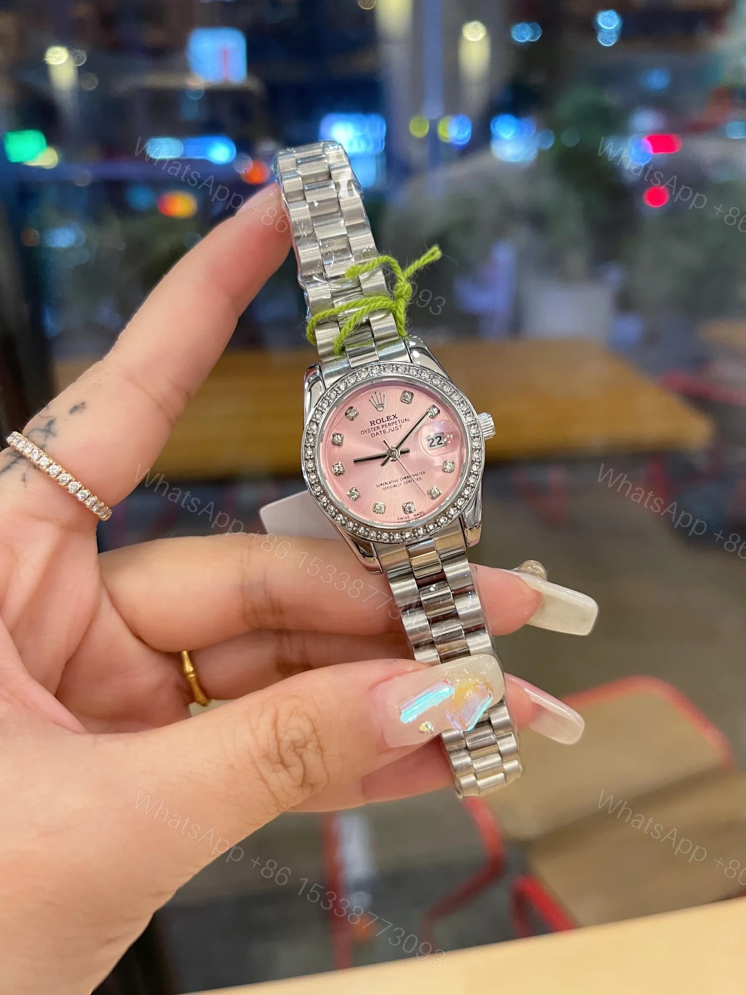View 3 of Rolex Lady Datejust 28 Silver Jubilee Diamond Dial In Pink 28Mm