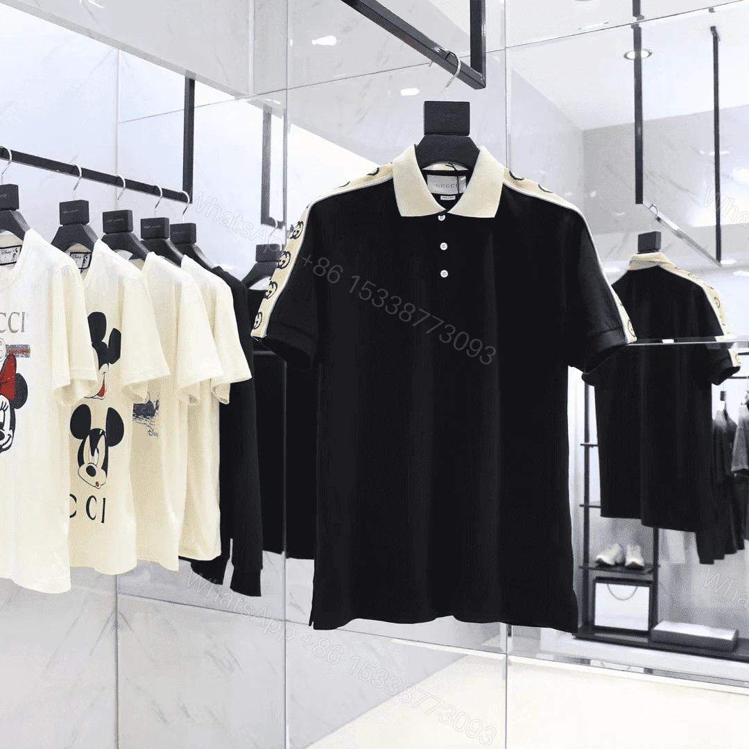 View 2 of GUCCI WEB STRIPE POLO SHIRT – GC88