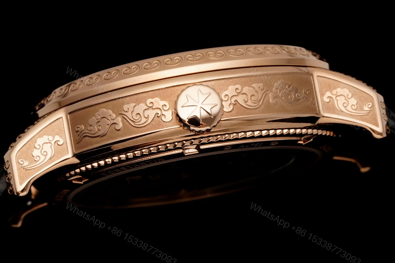 View 7 of Vacheron Constantin Traditionnelle Tourbillon Phoenix and the Dragon Pink Gold Black Dial 6040T/000R-B961