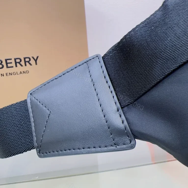 View 8 of Navy Burberry Belt Bag: Compact Luxury Utility Bag