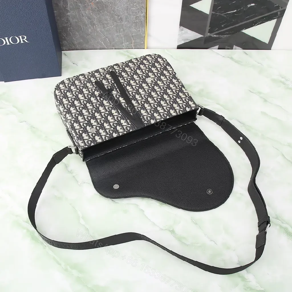 View 10 of Monogram Crossbody: Black Leather, Modern Luxe, Daily Chic