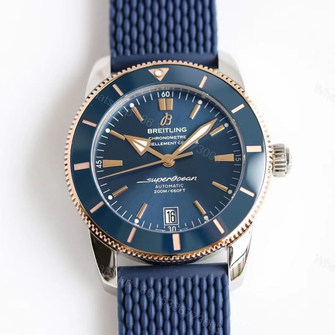 Breitling Superocean Heritage Two Tone Blue Replica 42MM Premium Rubber Strap Edition UB2010161C1S1 — view 1