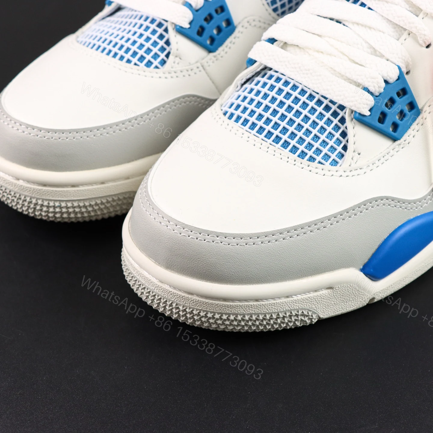View 4 of Air Jordan 4 Military Blue 2012 Reps