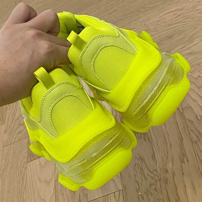 View 7 of BALENCIAGA MEN’S TRIPLE S SNEAKER CLEAR SOLE – BB185