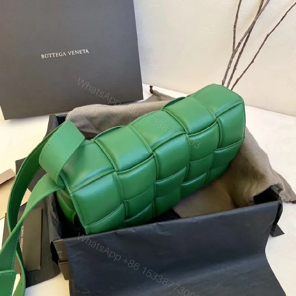 View 4 of Emerald Padded Crossbody: Textured, Everyday Chic Bag