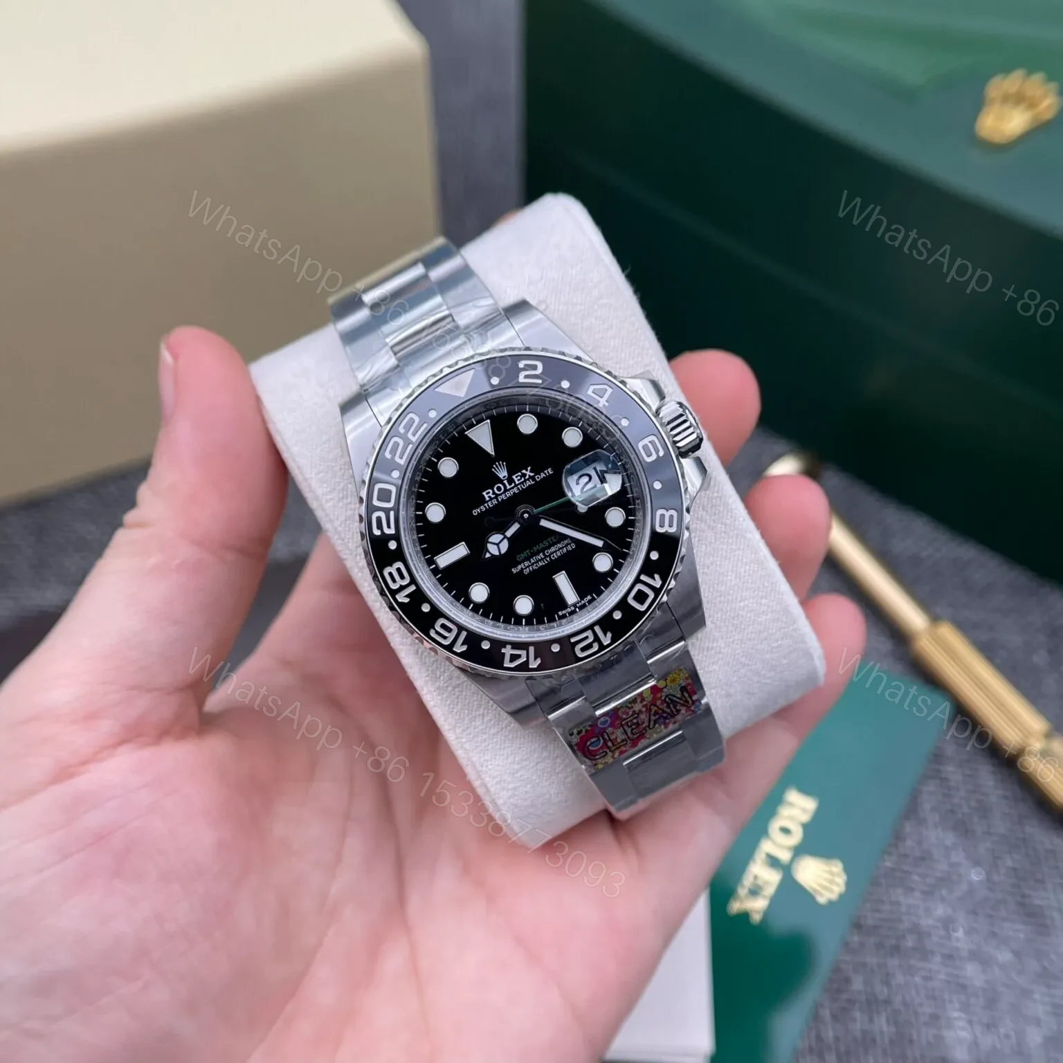 View 3 of Superclone Rolex GMT-Master II Black Dial 116710