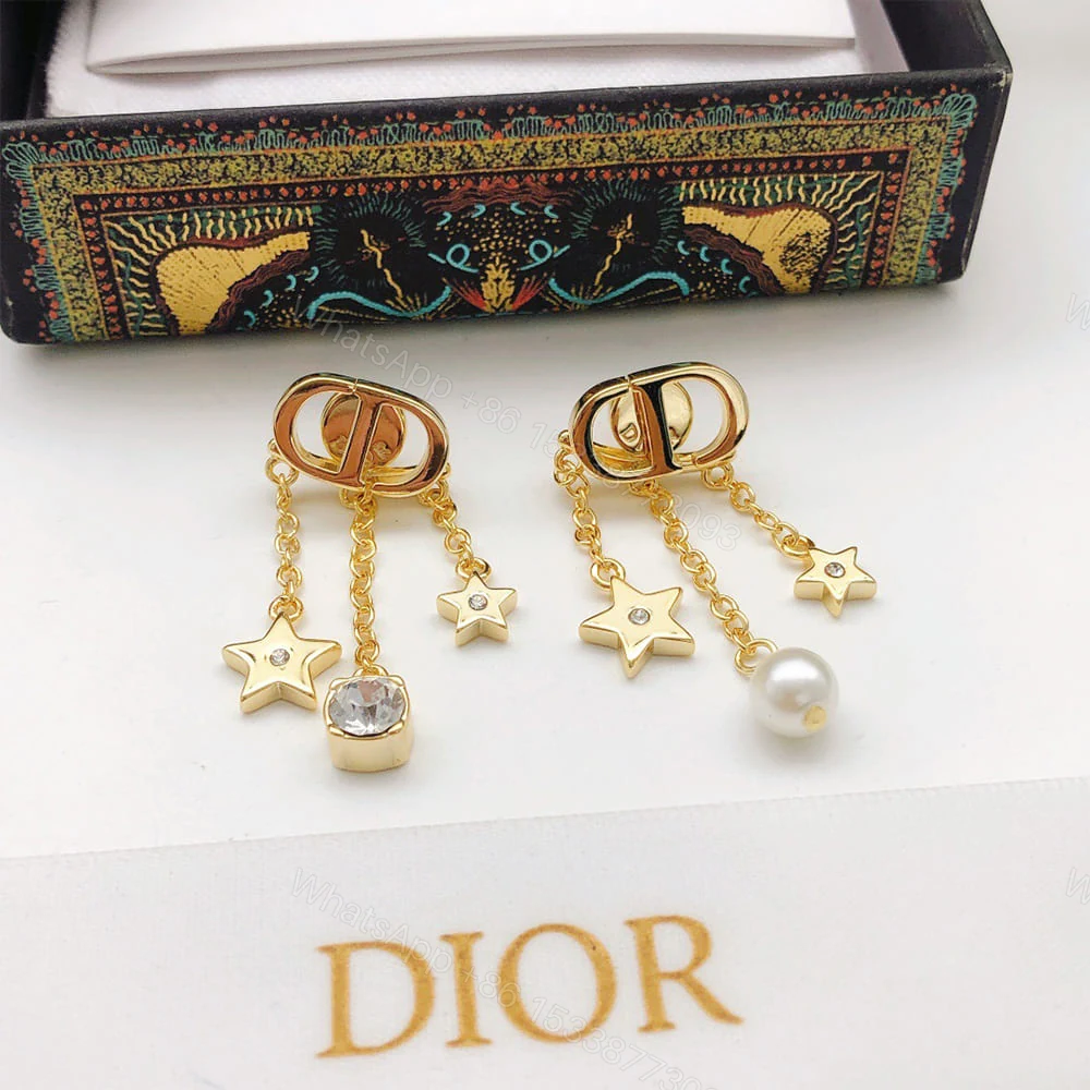 View 2 of DIOR Petit CD Earrings