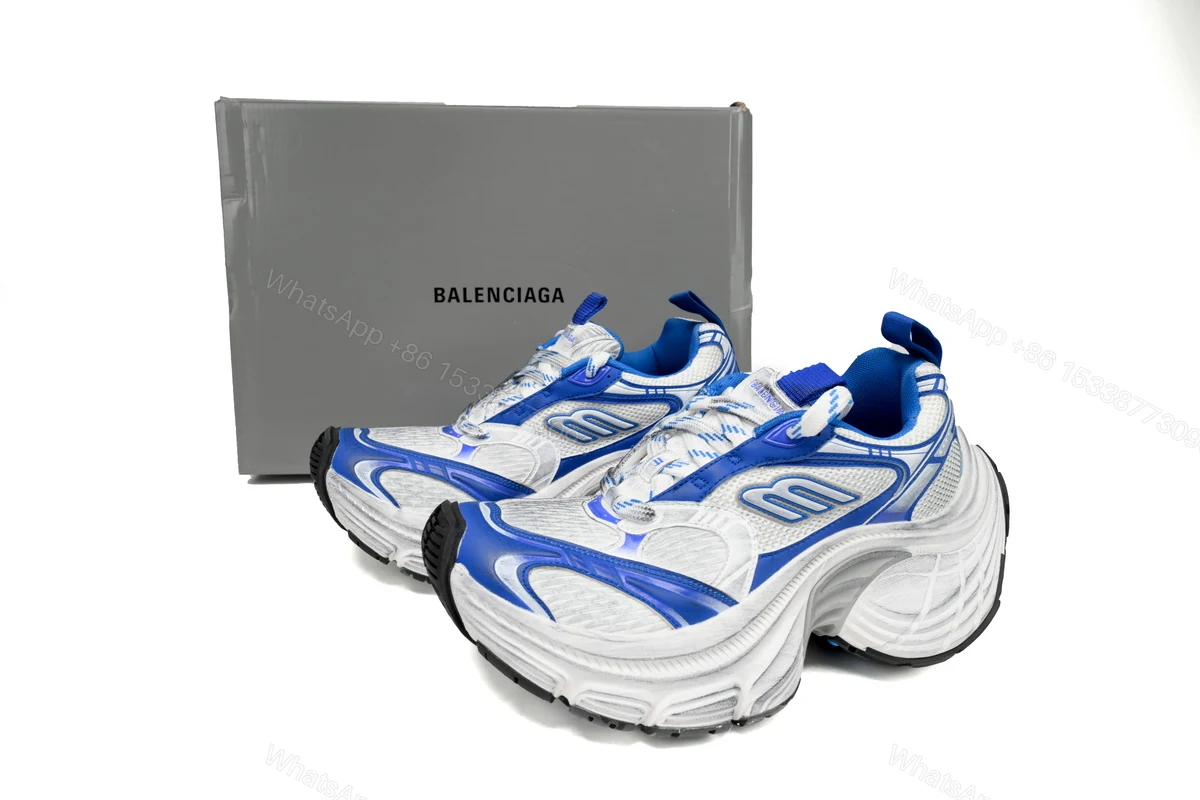 View 2 of Balenciaga 10 XL White Gray Black White Blue 784342 W2MV2 1214