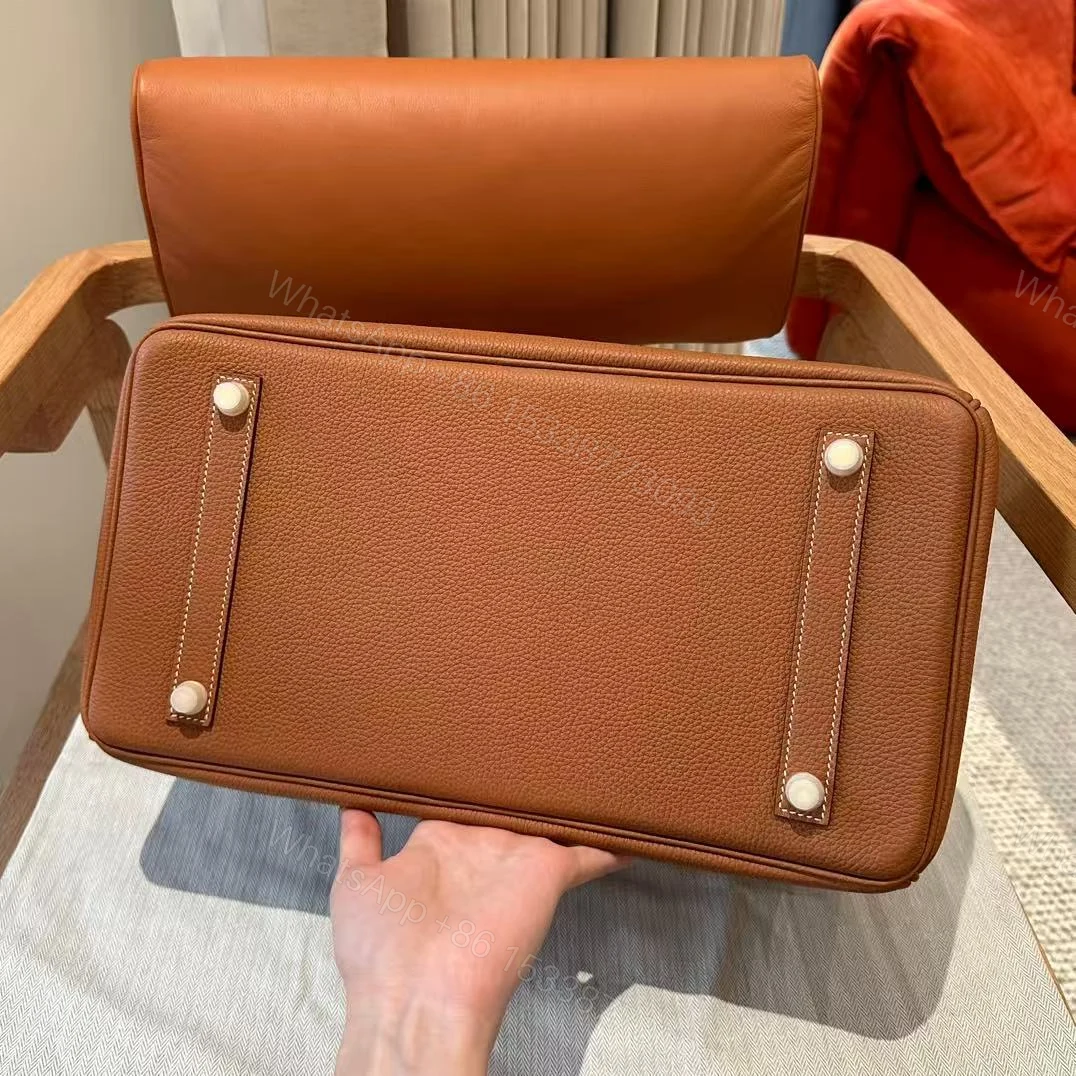 View 6 of Hermes Birkin B35 Togo Gold